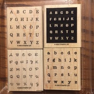 STAMPIN’ UP! Alphabits Set